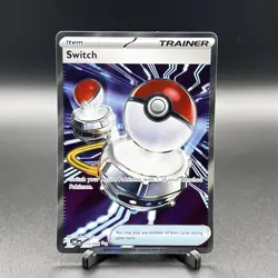 Switch 123/094 Phantasmal Flames Ultra Rare Full Art Pokemon TCG Trainer Item - Image 1