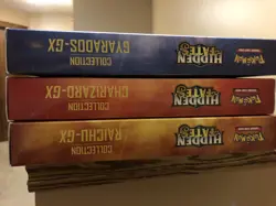 Pokemon Hidden Fates Charizard Gyarados Raichu GX Collection Box Lot New Sealed - Image 3