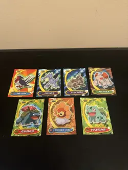 7 Pokemon Topps Cards 1 Holo All in Great Condition - Image 1
