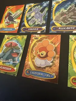 7 Pokemon Topps Cards 1 Holo All in Great Condition - Image 2