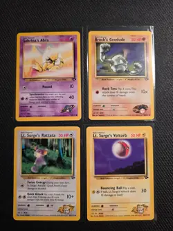 Pokemon Vintage Gym Rivals Lot of 4 cards - Image 1