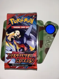 22.5g! HEAVY Pokemon Destined Rivals Booster Pack Sealed 2025 - Garchomp Art -BB - Image 1
