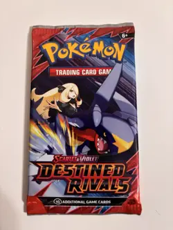 22.5g! HEAVY Pokemon Destined Rivals Booster Pack Sealed 2025 - Garchomp Art -BB - Image 2