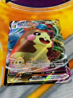 C1041 POKEMON TCG MORPEKO VMAX NM CARD HOLO #080 SWORD SHIELD RARE - Image 2