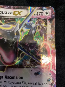 Pokemon TCG Rayquaza EX Shiny Black Star Promo Card XY69 HP - Image 2