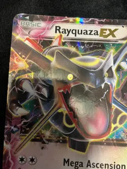 Pokemon TCG Rayquaza EX Shiny Black Star Promo Card XY69 HP - Image 3