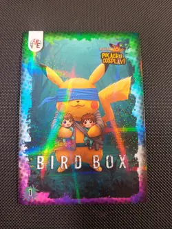 Bird Box (Pikachu) #1 - Galaxy Holo - Electric Pikachu Cosplay - Pokemon - Image 1
