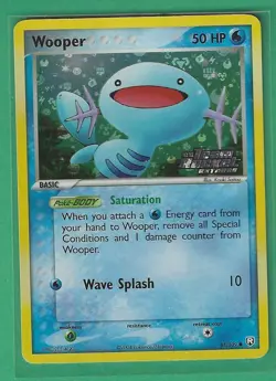 Pokemon Team Rocket Returns "Wooper" 81/109 Reverse Holo X1 - Image 1