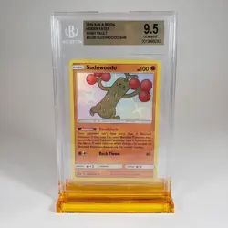 BGS 9.5 GEM MINT 2019 POKEMON SUN &MOON HIDDEN FATES SUDOWOODO SHINY VAULT #SV20 - Image 2