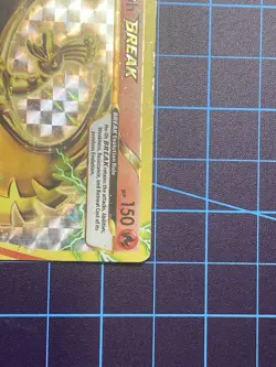 Pokemon TCG Ho-Oh Break XY154 Black Star Promo Card Moderate - Heavy Played - Image 3