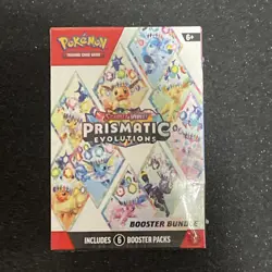 Pokemon TCG Scarlet & Violet Prismatic Evolutions Booster Bundle Factory Sealed - Image 1