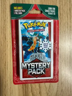 Pokemon Mystery Pack Sealed Seeded 1:10. EX Crystal Guardians/Vintage Packs - Image 1