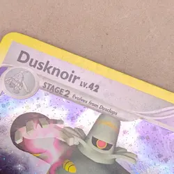 NM Dusknoir Holo 2/130 Diamond and Pearl (DP) Pokemon Card Holo Bleed Error LP - Image 2