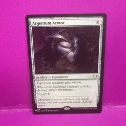 Argentum Armor - AFC N/M - Magic The Gathering Card Mtg - Image 1