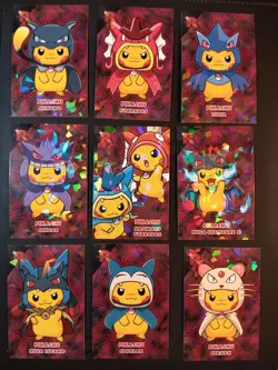 Pikachu Poncho Set Holo Team Rocket Card Database Peru Pokemon Full Set - Image 3