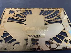 WES - Goddess Story Gold METAL Card - Serial Number #122/200! Makima Chainsaw - Image 5