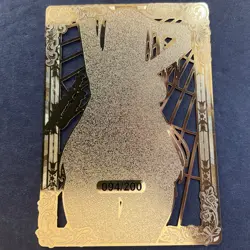 WES - Goddess Story Gold METAL Card - Serial Number #094/200! Marin Dress Up - Image 5