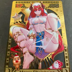 WES - Goddess Story Gold METAL Card - Serial Number #062/100! Anime Bikini - Image 4