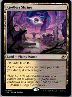 Godless Shrine (R) #254 Edge of Eternities MTG NM - Image 1