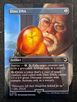 Dino DNA - Borderless - Jurassic World Collection REX (MTG) - Image 1