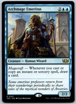 Archmage Emeritus R Commander: Tarkir: Dragonstorm 145 NM - Image 1