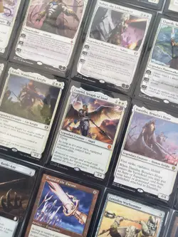 Custom Mono White EQUIPMENT Commander Deck Zamriel Seraph of Steel Magic Cards - Image 1