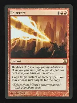 1x MTG Reiterate - Time Spiral (TSP) #175 - Magic the Gathering - Image 1