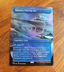 Otawara, Soaring City - BORDERLESS FOIL - NM - MTG - Image 1
