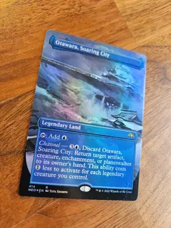 Otawara, Soaring City - BORDERLESS FOIL - NM - MTG - Image 2