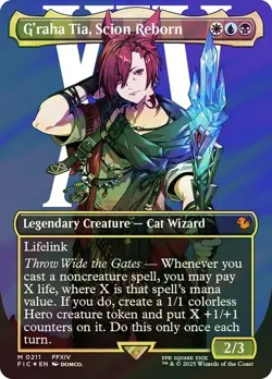 G'raha Tia, Scion Reborn Surge Foil Showcase Final Fantasy MTG NM - Image 1