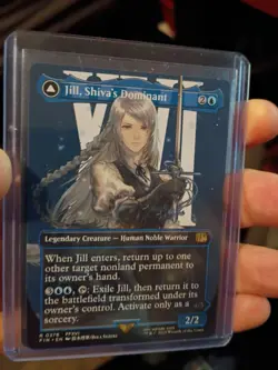 Magic the Gathering MTG Jill Shiva's Dominant Borderless Final Fantasy NM - Image 1