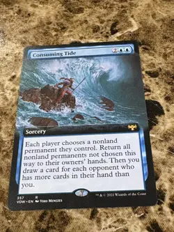 CONSUMING TIDE Magic MTG Innistrad Crimson Vow Extended Art - Image 1
