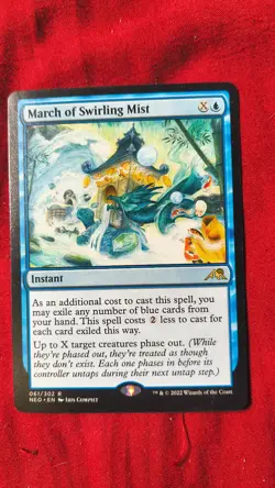 MTG March of Swirling Mist - Kamigawa: Neon Dynasty (NEO) - Image 1