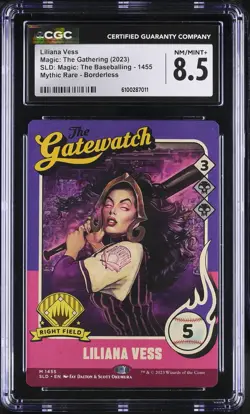LILIANA VESS Secret Lair Mythic Baseballing CGC 8.5 MTG [Nostalgium] - Image 1