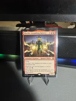 Magic the Gathering: Electro, Assaulting Battery SPM - MTG 0076 Spiderman Rare - Image 1