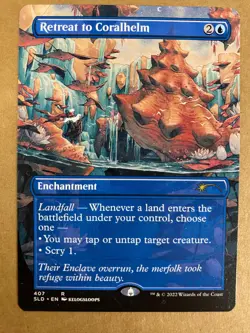 MTG 1x Retreat to Coralhelm # 407 Secret Lair Drop Magic the Gathering x1 NM - Image 1