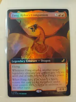 Fang, Roku's Companion R Extended Art Foil #193 | TLE Avatar Eternal | MTG - Image 1