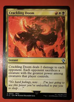 MTG, MAGIC: CRACKLING DOOM, FIC, UNCOMMON, 0322- NM - REGULAR FINISH - Image 1