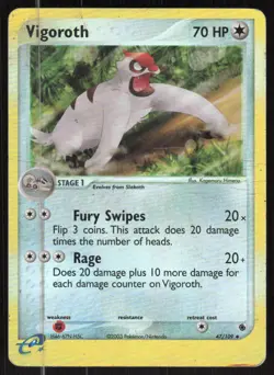 Pokemon TCG Ruby and Sapphire #47/109 Vigoroth HP - Image 1