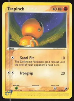 Pokemon TCG Sandstorm #82/100 Trapinch LP - Image 1