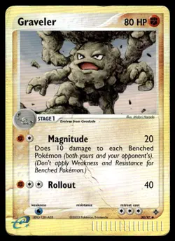 Pokemon TCG Dragon #30/97 Graveler HP (Creases) - Image 1