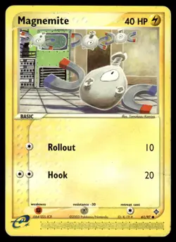 Pokemon TCG Dragon #61/97 Magnemite MP - Image 1