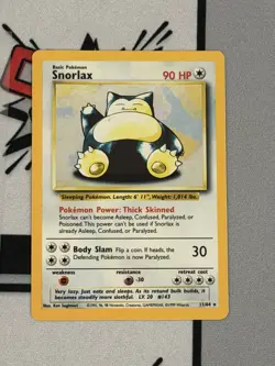 1999 Pokemon Jungle Snorlax 11/64 Holo No Symbol ERROR*Lightly Played - Image 1