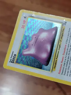 DITTO HOLO POKEMON CARD FOSSIL SET 3/62 - PL* - Image 3