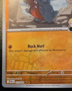 Cynthia's Gible 102/182 Reverse Holo Common Destined Rivals Pokemon TCG - Image 4