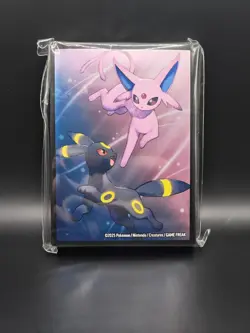 Pokemon TCG Prismatic Evolutions Premium Figure Collection - 65x Card Sleeves - Image 1