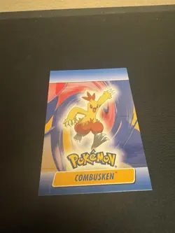 Combusken - Pop Up Card 3 of 10 Pokemon Topps Advanced Challenge - Image 2