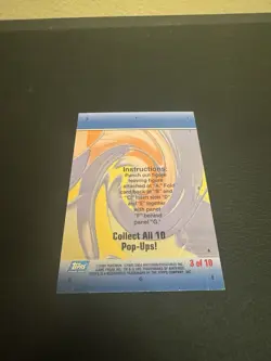 Combusken - Pop Up Card 3 of 10 Pokemon Topps Advanced Challenge - Image 5