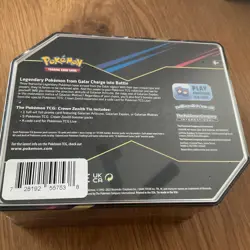 Pokemon TCG: Crown Zenith Tin Galarian Zapdos New - Factory Sealed 5 packs - Image 2
