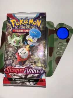22.7g! HEAVY Pokemon TCG: SCARLET and VIOLET Booster Pack New From ETB Baby Art - Image 1